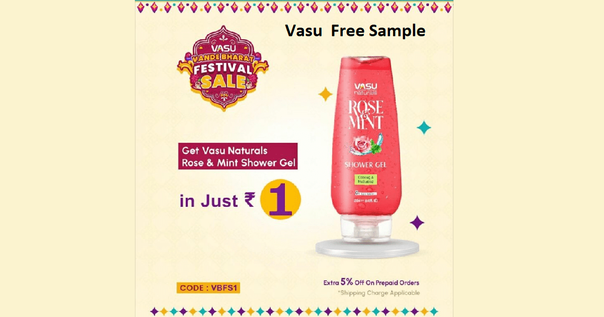 Vasu Vande Bharat Festival Sale Vasu Free Sample Just ₹1