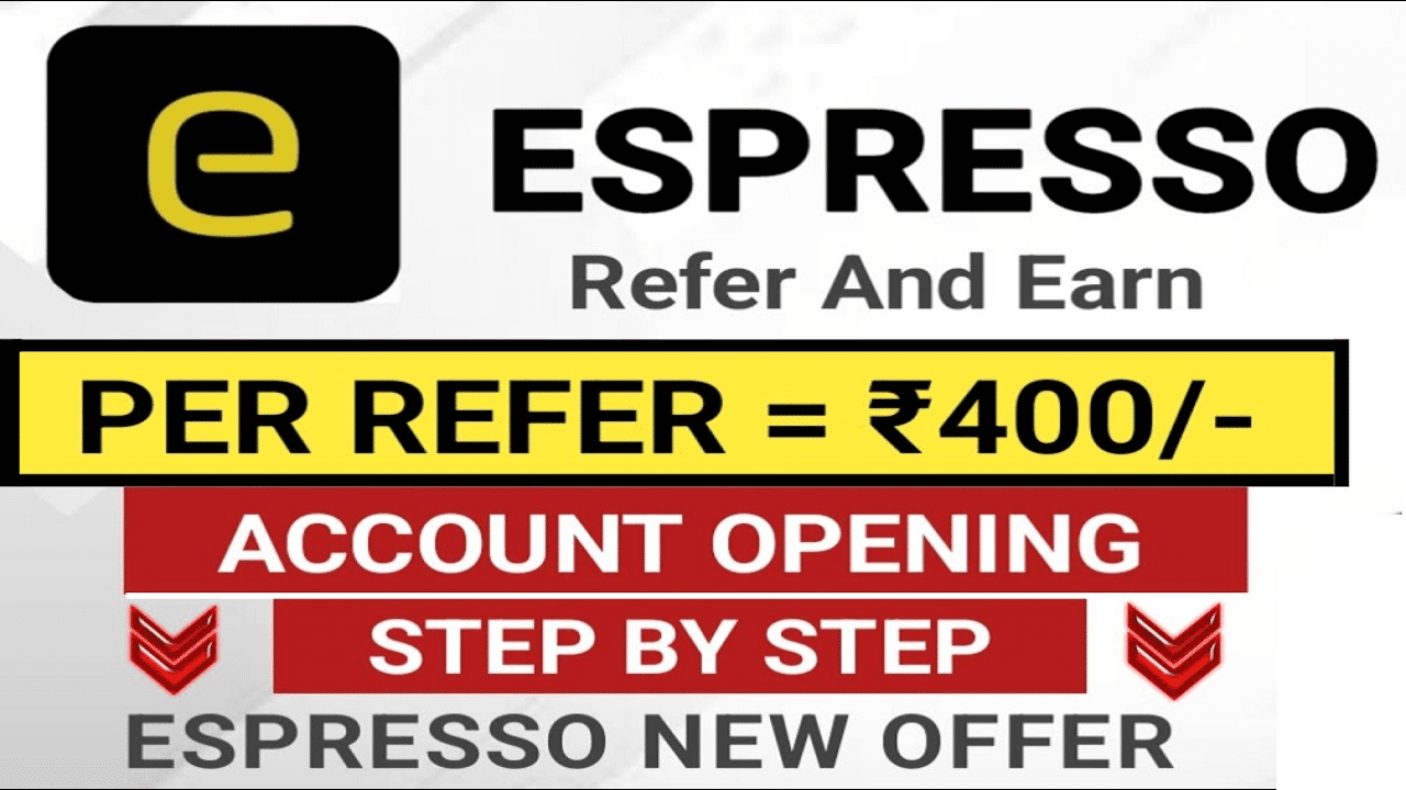 My Espresso Referral Code Get Free ₹100 Open Dmat Account