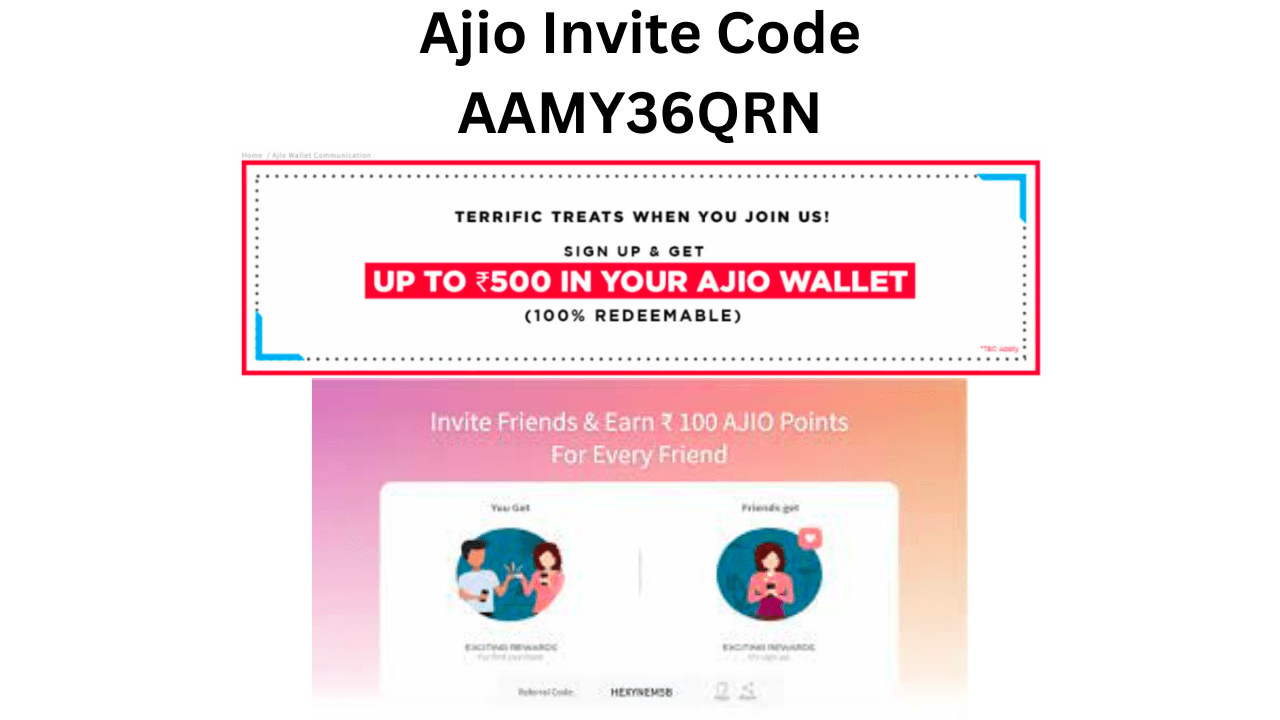 Ajio Invite Code Get Free Online Shopping Worth ₹500