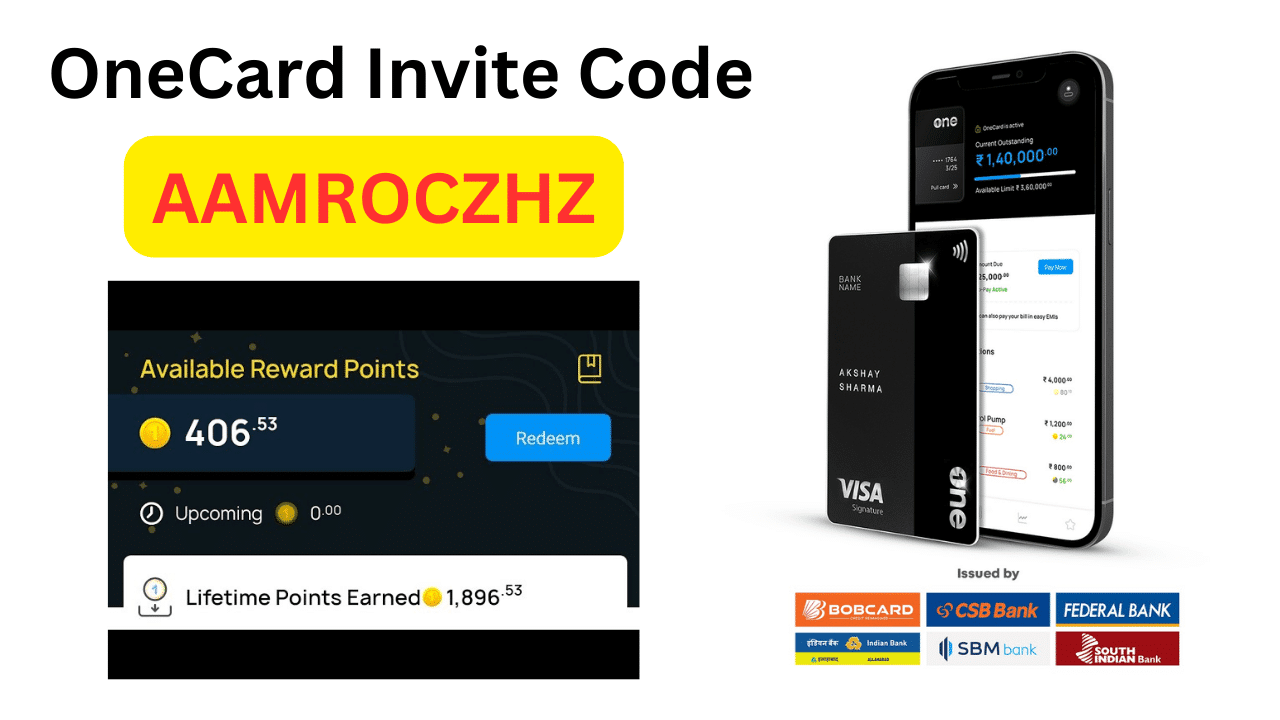 OneCard Invite Code AAMROCZHZ Get Free 2500 Coins