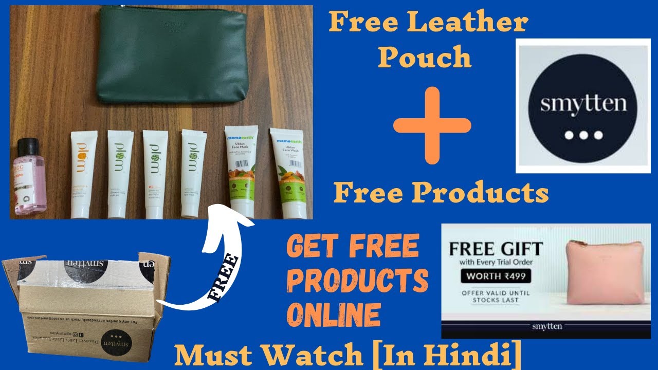 Smytten Free Trial 8 Product Sample at Rs. 249
